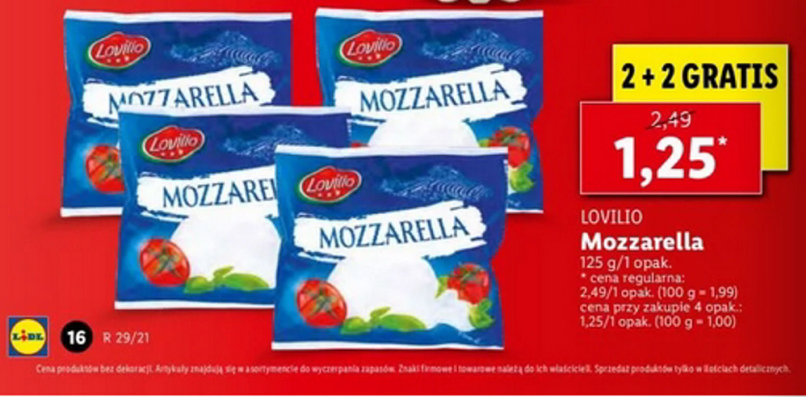 Tania mozzarella
