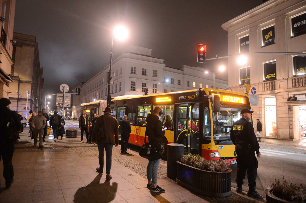 Wypadek autobusu na Nowym Świecie
