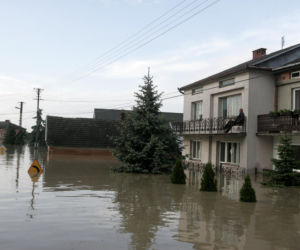 	Powódź, podkarpacie - powiat tarnobrzeski, Sokolniki, Trześń