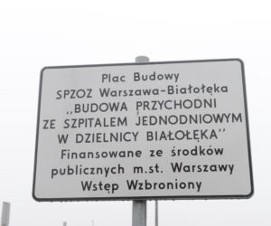 Szpital gotowy, ale pusty