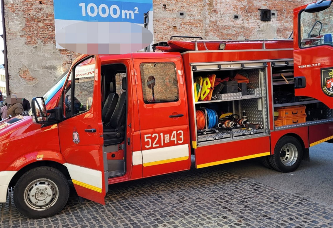 Pożar w Starogardzie Gdańskim