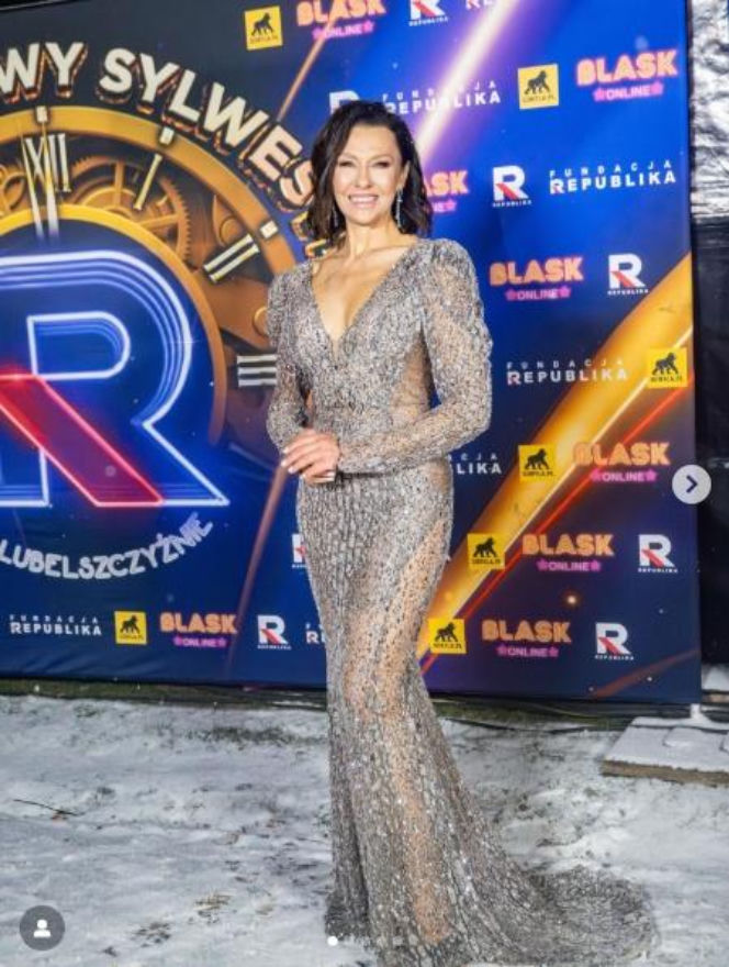 Anna Popek na Wystrzałowym Sylwestrze TV Republika