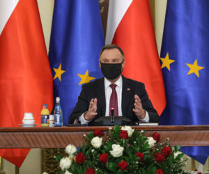Andrzej Duda na spotkaniu z harcerzami