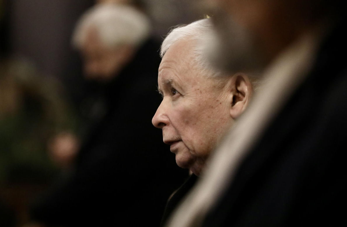 10. rocznica śmierci Jadwigi Kaczyńskiej. Jarosław Kaczyński u boku pani Basi