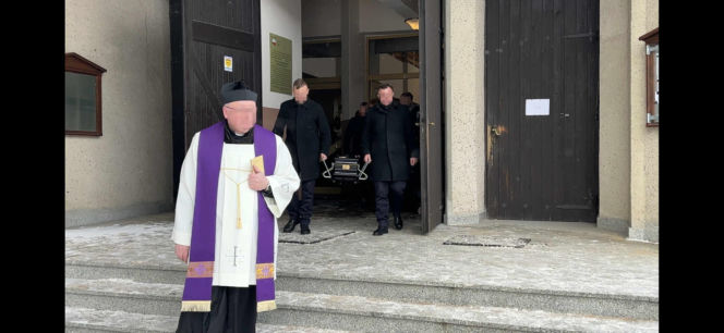 Pogrzeb taksówkarza z Giżycka