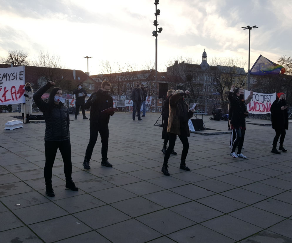 Strajk miesiąc Szczecin