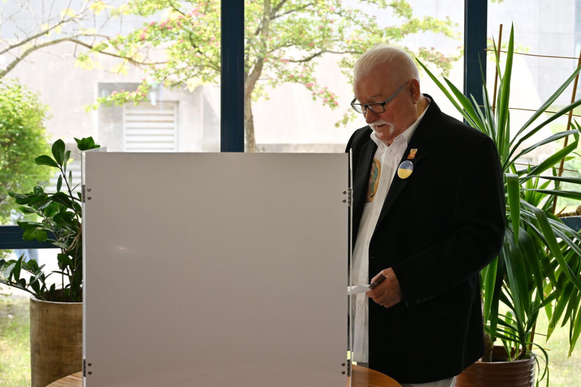 Wybory prezydenckie 2025 - Lech Wałęsa.