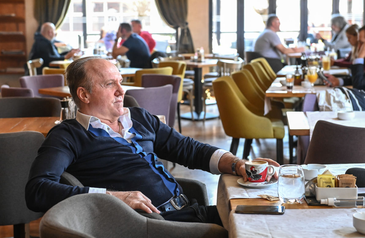 Dragomir Okuka gościł "Super Express" w swojej restauracji