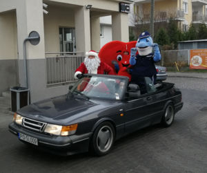 Świąteczny konwój odwiedził chore maluchy w Wojewódzkim Szpitalu Dziecięcym w Bydgoszczy!