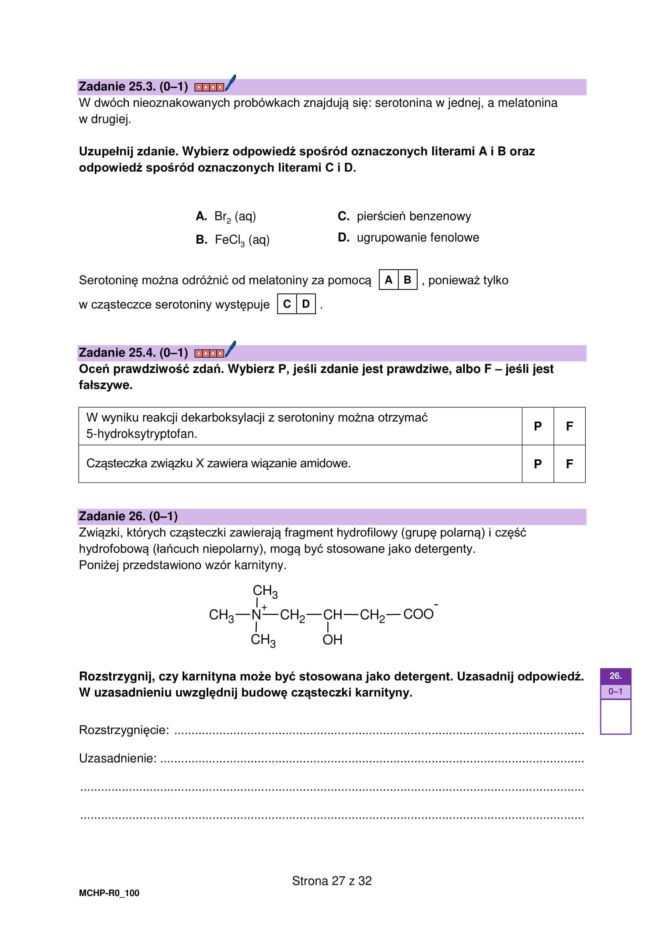 Matura próbna 2026 - chemia
