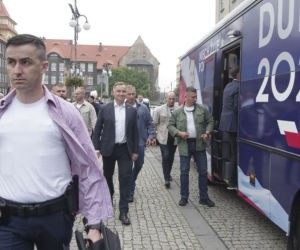 Andrzej Duda przyjechał do Katowic.