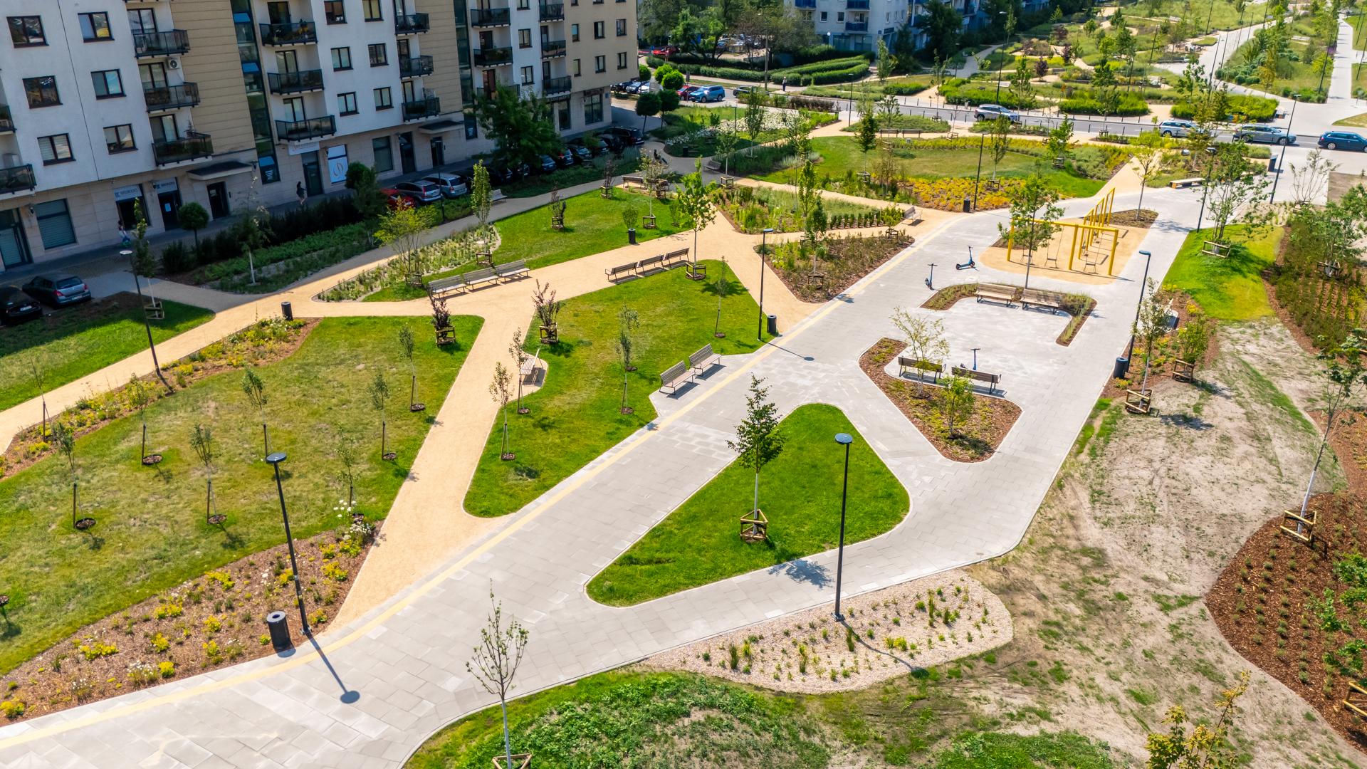 Park nad Południową Obwodnicą Warszawy w Warszawie
