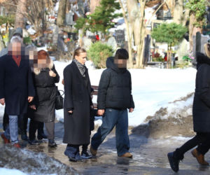 Pogrzeb Mirosława Krawczyka w Gdańsku: Aneta Zając i Mikołaj Krawczyk