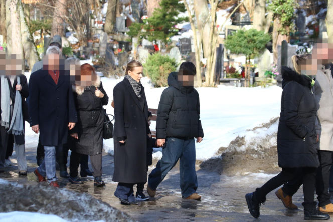 Pogrzeb Mirosława Krawczyka w Gdańsku: Aneta Zając i Mikołaj Krawczyk