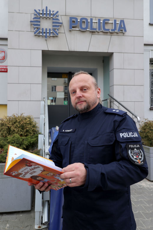 Robert Koniuszy, rzecznik prasowy Komendy Rejonowej Warszawa Mokotów