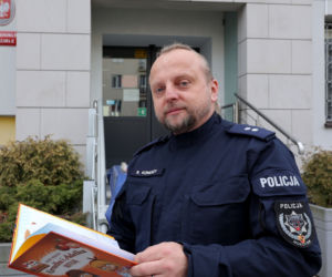 Robert Koniuszy, rzecznik prasowy Komendy Rejonowej Warszawa Mokotów