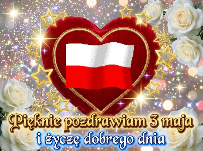 kartka na dzień dobry 3 maja