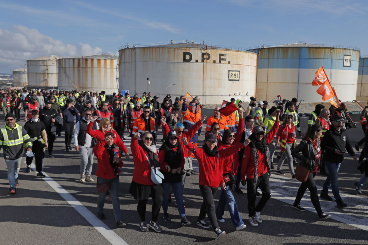 Protest we Francji