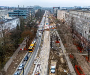 Tramwaj do Dworca Zachodniego w Warszawie - grudzień 2025
