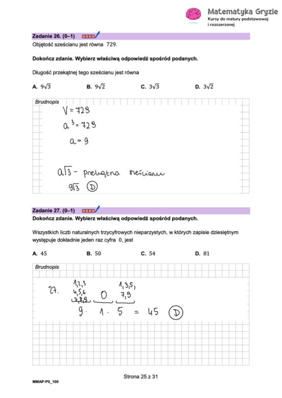 Matura 2025 - matematyka