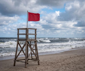 Sinice Sarbinowo. Czy w Sarbinowie można się kąpać 17.08? Flaga, warunki pogodowe