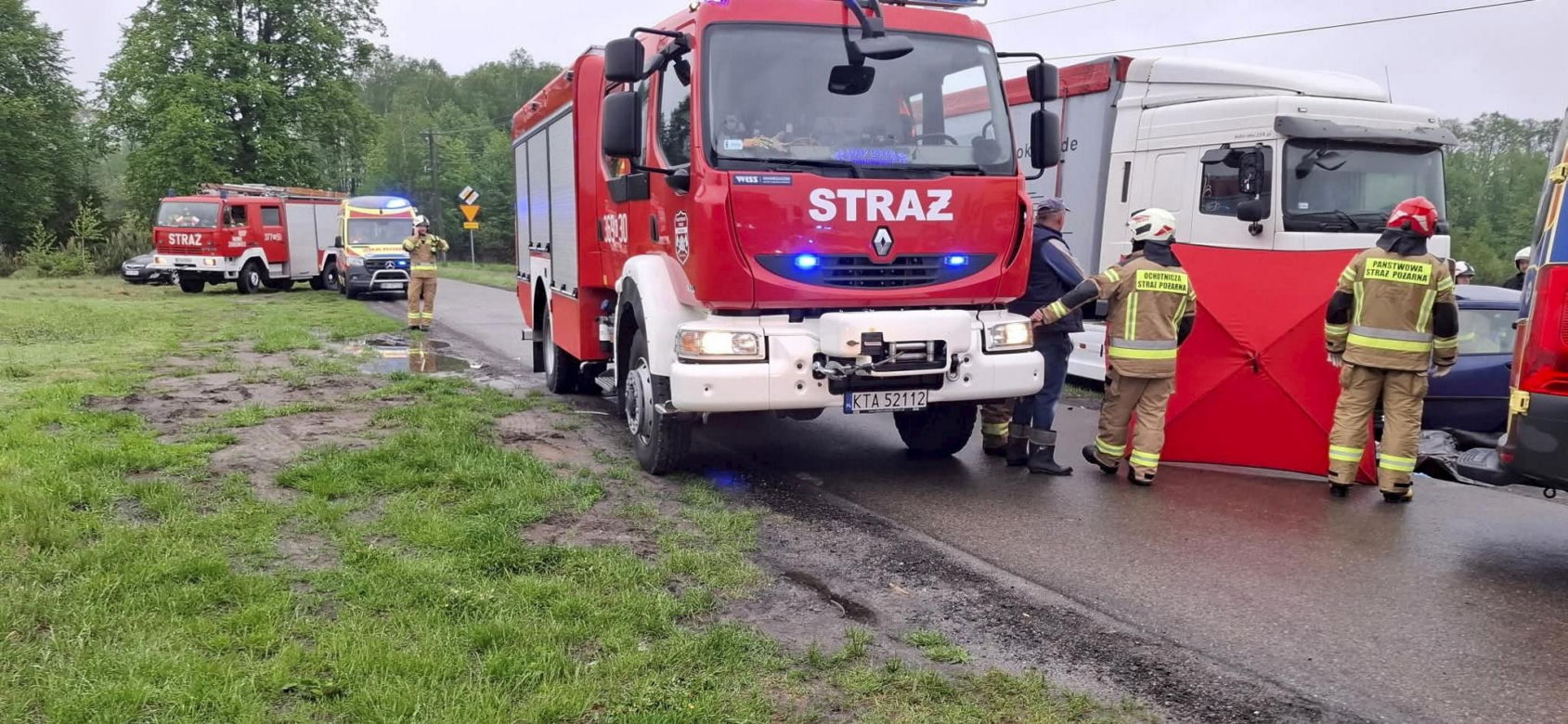 Pogrzeb ofiar wypadku w Smykowie