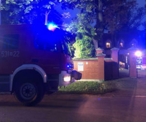 Pożar w Domu Pomocy Społecznej w Siennicy