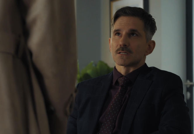 M jak miłość, odcinek 1918. Kamil (Marcin Bosak), Paulina Lipska (Maria Wieczorek)