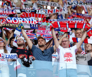 Górnik Zabrze - Ferencvaros: Zdjęcia kibiców z meczu 3. rundy eliminacji Ligi Europy