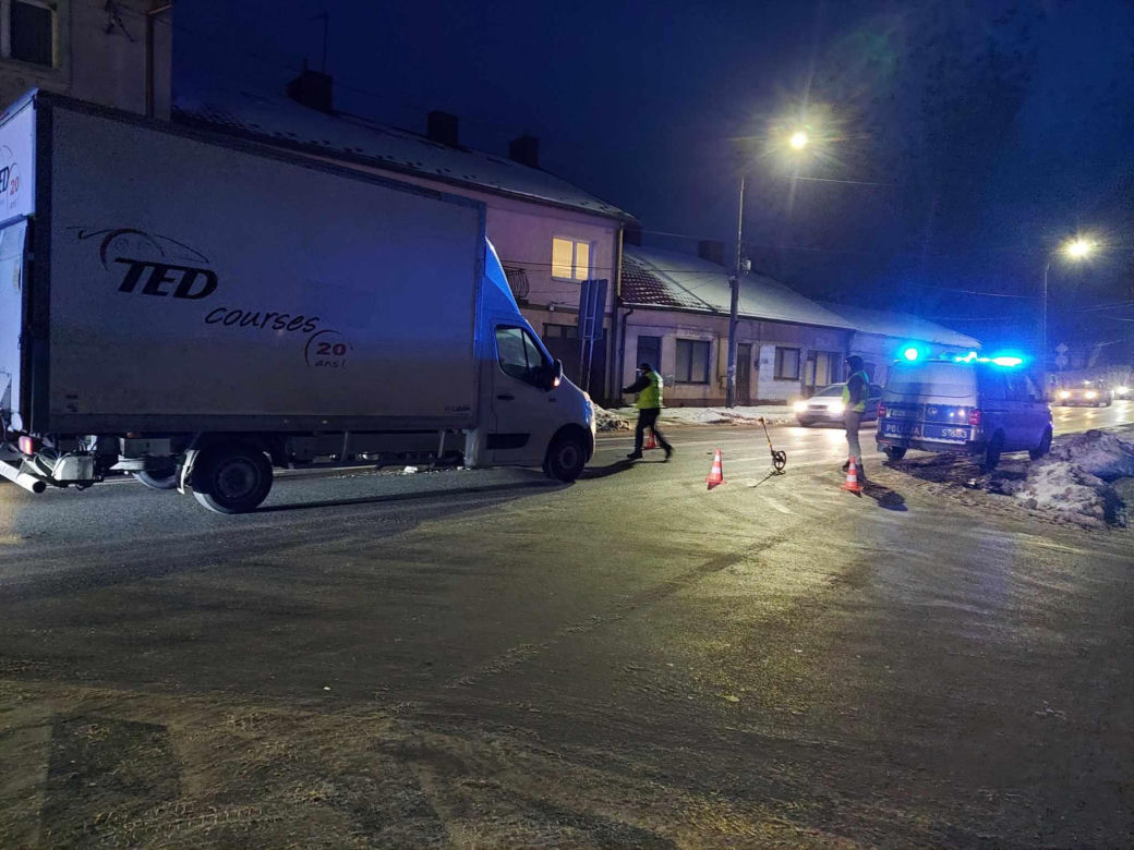 Potrącenie pieszego w Wąchocku