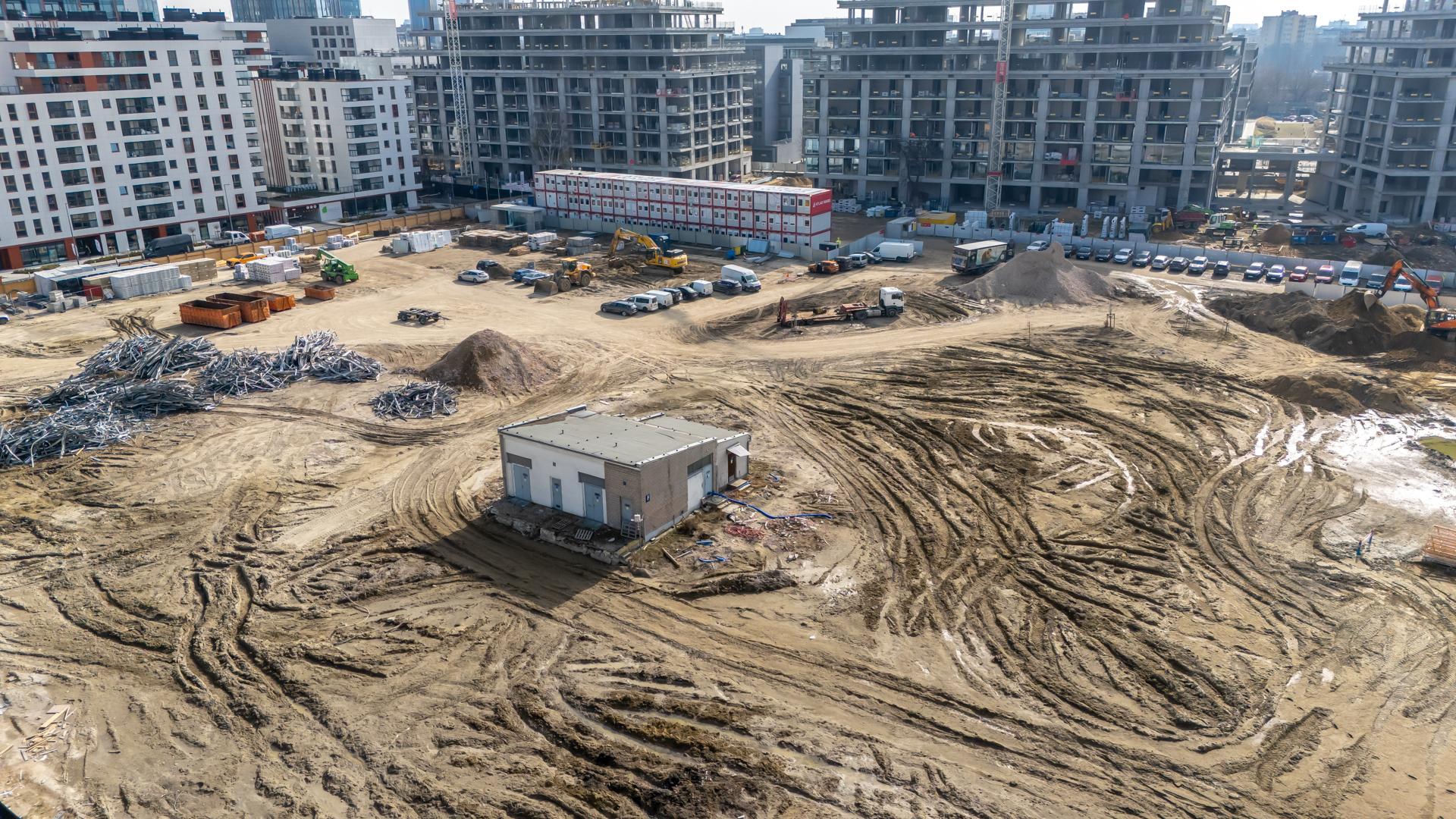 NOHO ONE w Warszawie w budowie