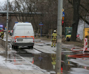 Duży wyciek gazu na Targówku 