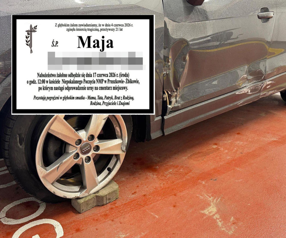 Śmiertelne potrącenie 21-letniej Mai wstrząsnęło mieszkańcami Pruszkowa. Piękne słowa pożegnania