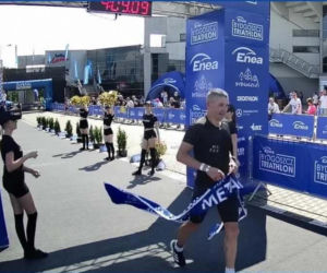 Policjant z Bydgoszczy najlepszy w Polsce. Duże sukcesy w zawodach triathlonowych