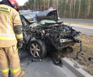 Groźny wypadek na ul. Grunwaldzkiej w Bydgoszczy. Jedna osoba poszkodowana 