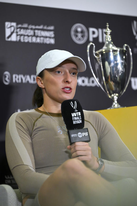 Tenisistki na konferencji WTA Finals