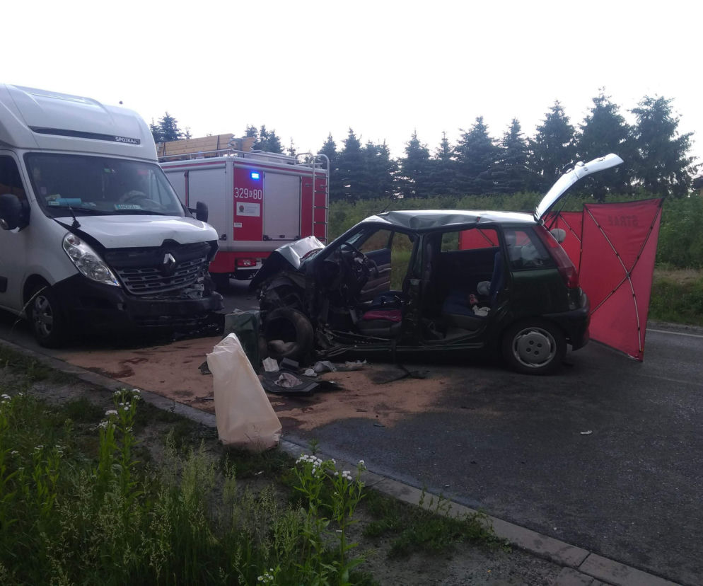 Wypadek w Cianowicach. Zmarła 86-letnia kobieta.