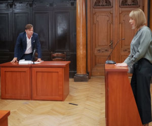 Pierwsza miłość, odcinek 3320: Grażyna (Grażyna Wolszczak), Michał (Wojciech Błach)