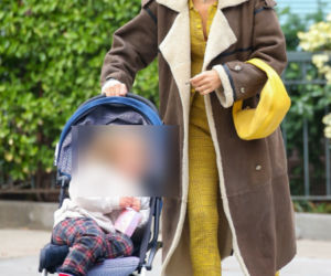 Irina Shayk w płaszczu zaprojektowanym przez Sarę Mannei