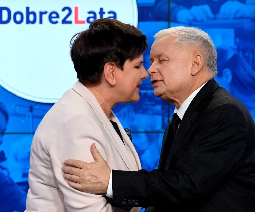 Jarosław Kaczyński i Beata Szydło