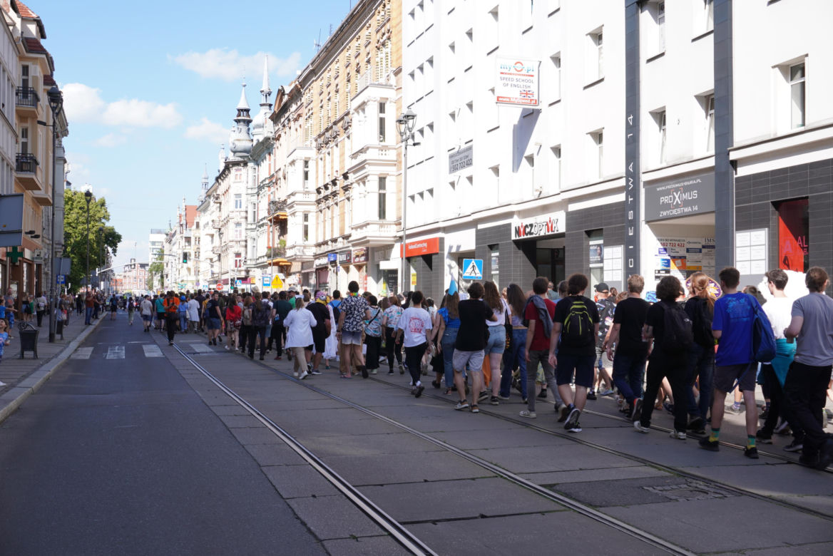 Igry 2024. Barwny korowód studentów przeszedł ulicami Gliwic