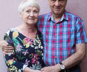 Stefan Niesiołowski z żoną