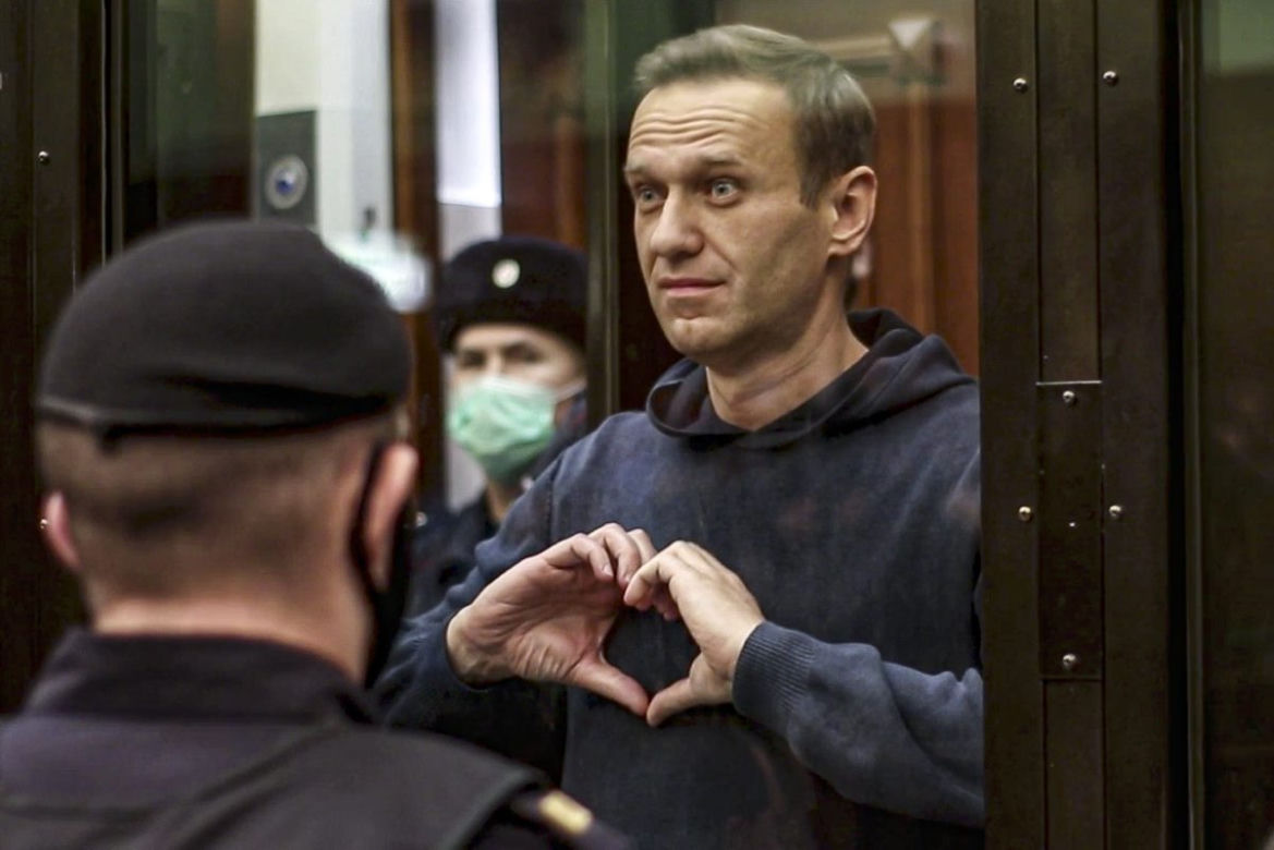 Aleksiej Nawalny w sądzie
