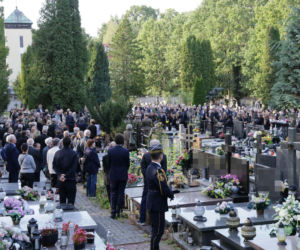 Dominika Wielowieyska pożegnała ojca
