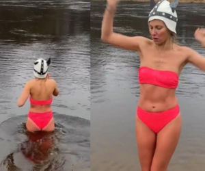 Fani drżeli o jej zdrowie, a ona… wskoczyła do lodu. Szokujące nagranie Joanny Moro!