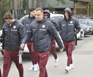 Polska - Albania. Reprezentacja Polski na spacerze