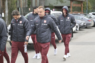 Polska - Albania. Reprezentacja Polski na spacerze