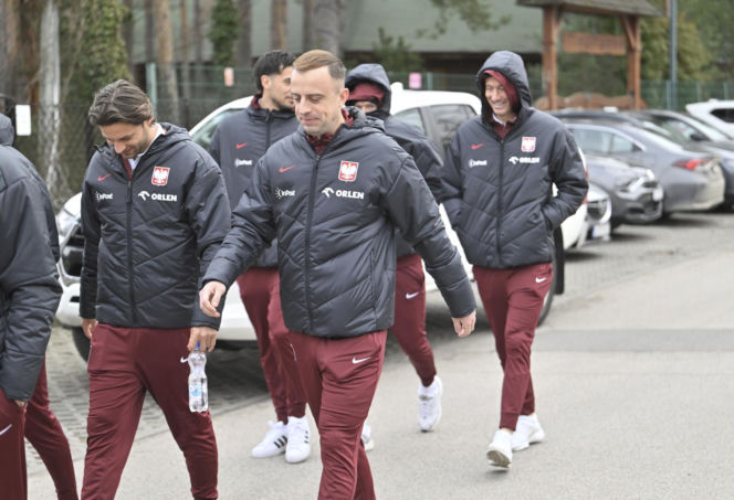 Polska - Albania. Reprezentacja Polski na spacerze