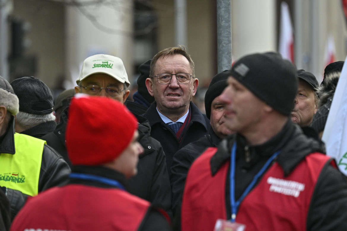 Protest rolników w Warszawie (3.01.2025)