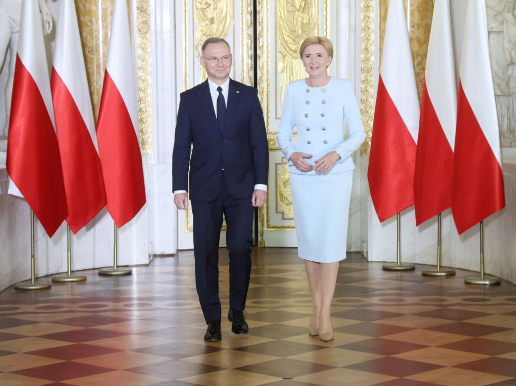 Tak Agata Duda wystroiła się na Święto 3 Maja